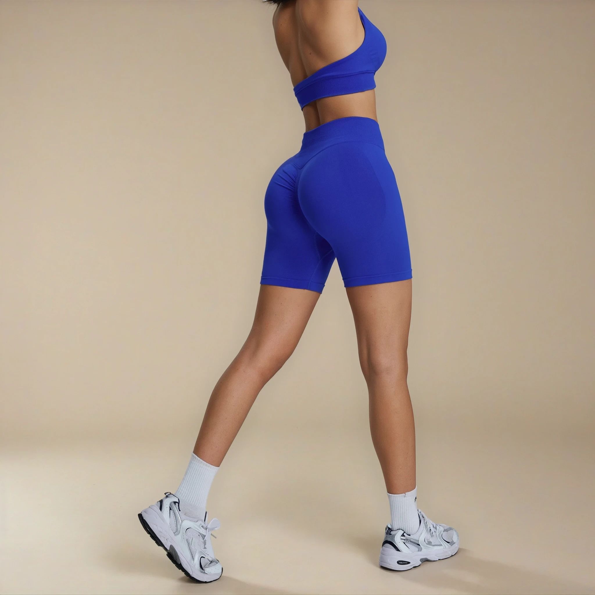 Brassière Low Sculpt Scrunch - Cobalt - Joy Studio - Sportswear