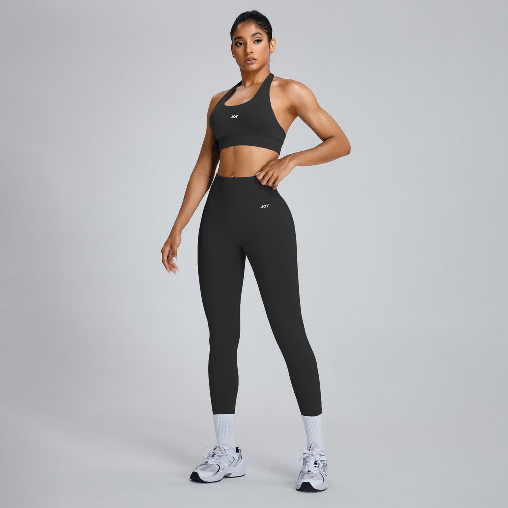 Legging Low Sculpt Scrunch - Onyx - Joy Studio - Sportswear