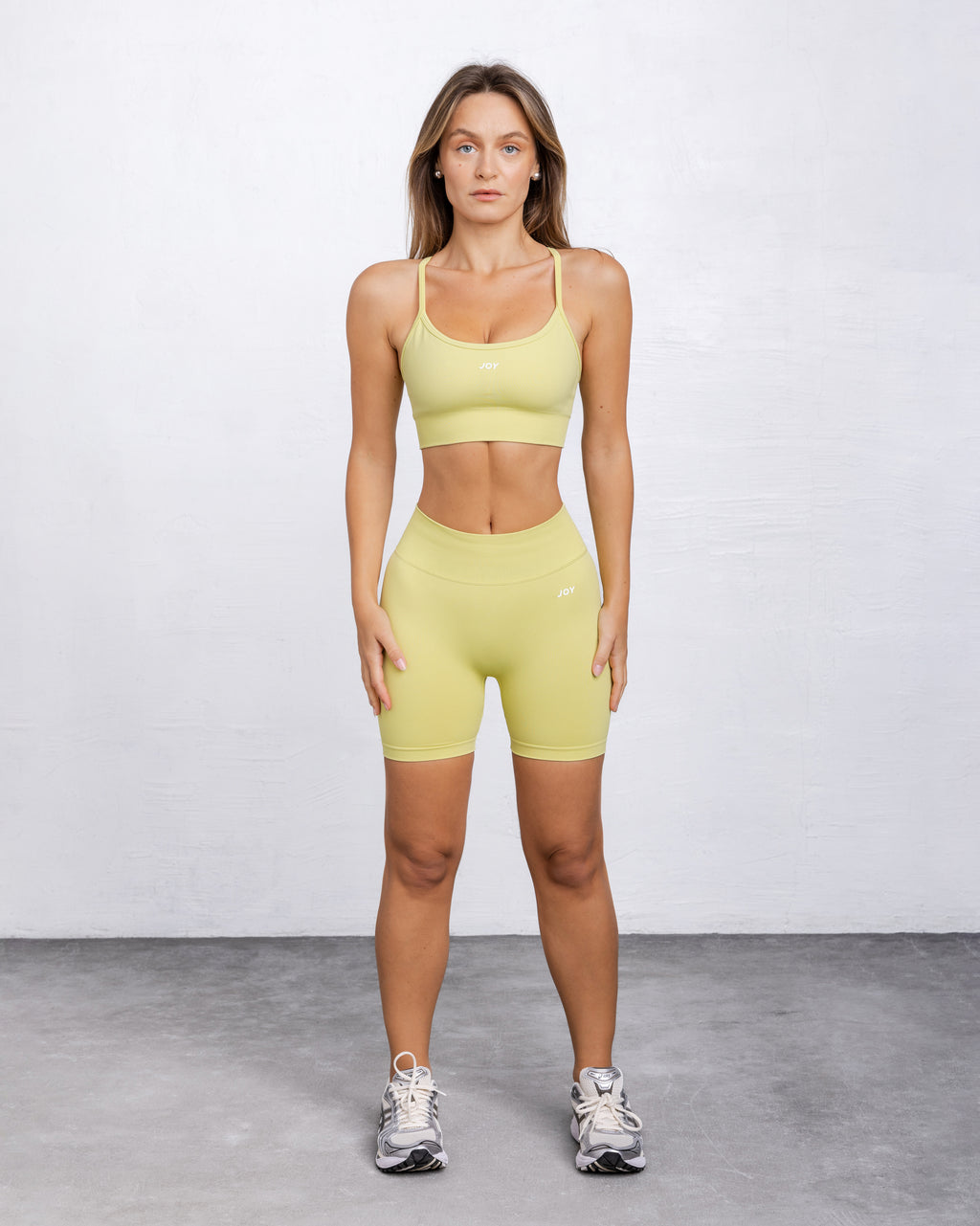 Short Sculpt Scrunch - Lemon - Joy Studio - Sportswear