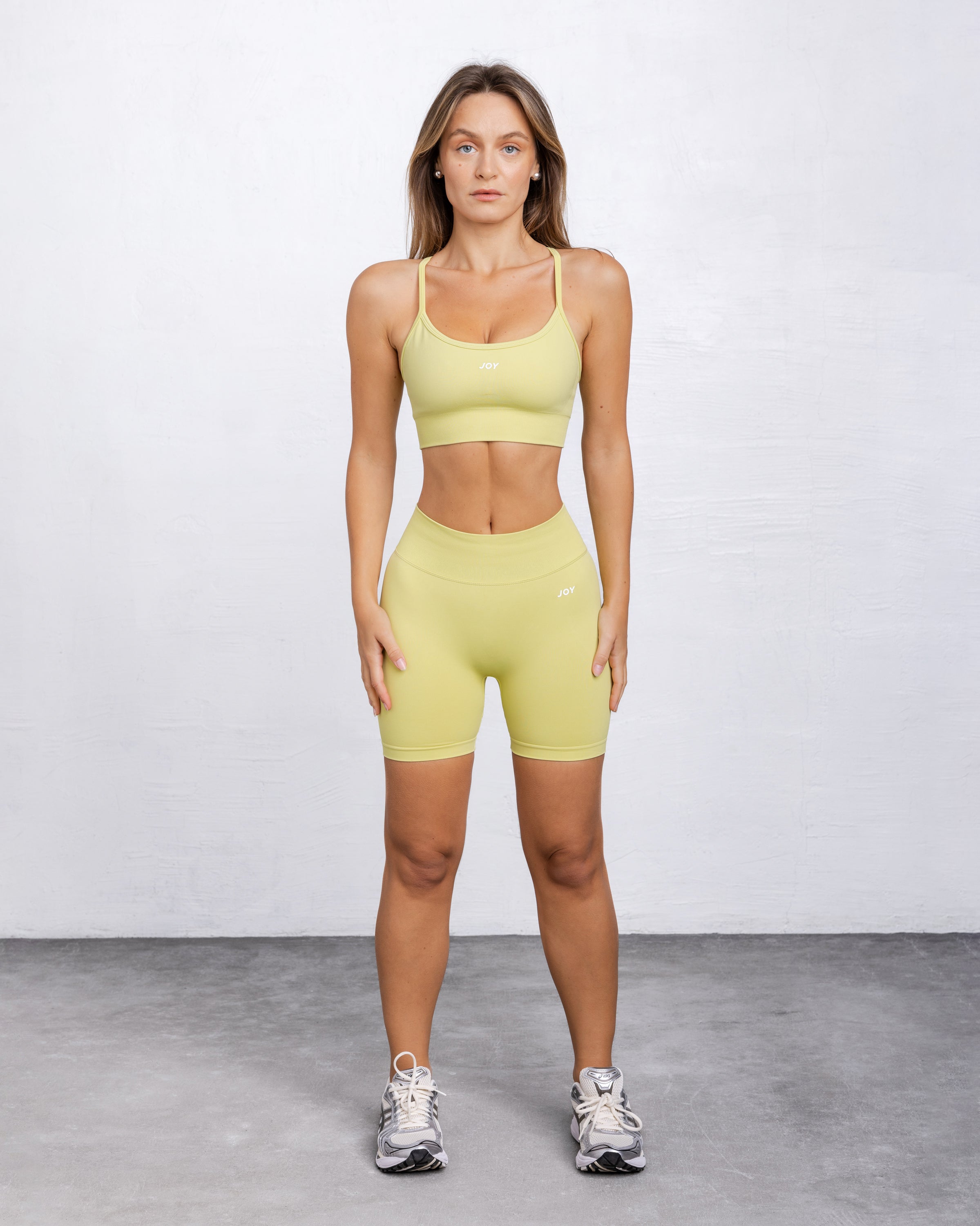 Short Sculpt Scrunch - Lemon - Joy Studio - Sportswear